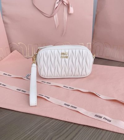Replica Miu Miu Clutch White - top-rated replica designer bag