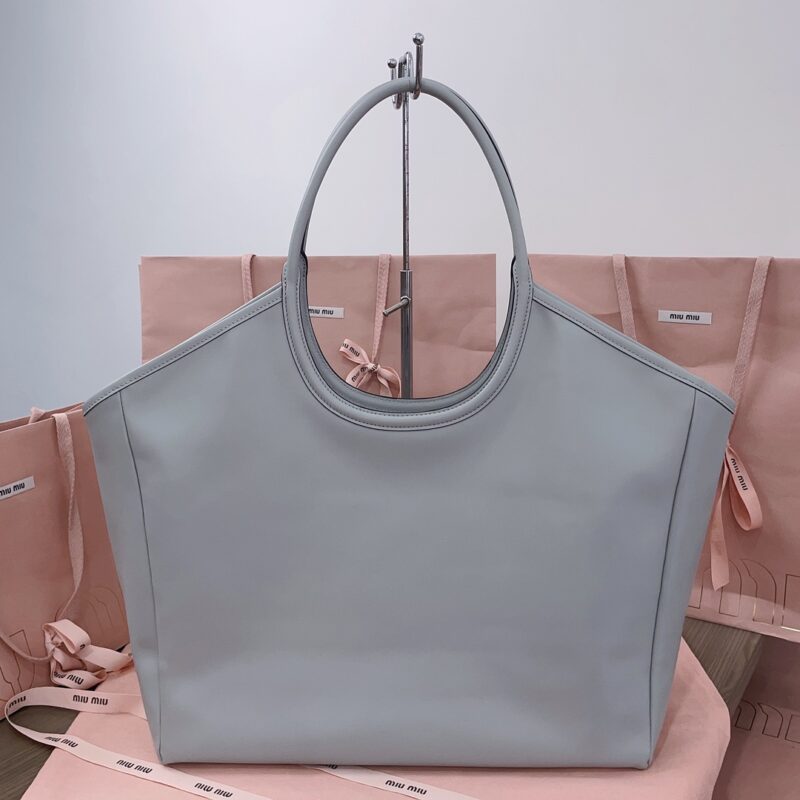Replica Miu Miu Ivy Tote Grey - high-accuracy replica luxury purse