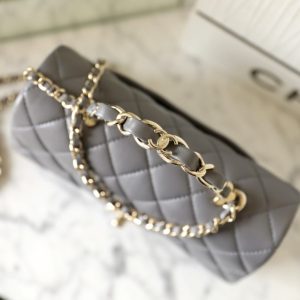 Replica CHANEL CF 20 cm Handle Beige - top-tier luxury replica shoulder bag