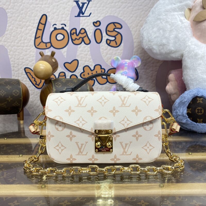 Replica Louis Vuitton Pochette Metis East West Pink - top-tier luxury replica shoulder bag