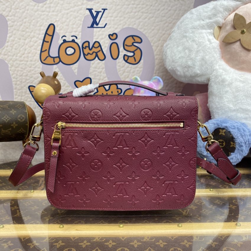 Replica Louis Vuitton Pochette Metis Bordeaux - premium 1:1 fake handbag model