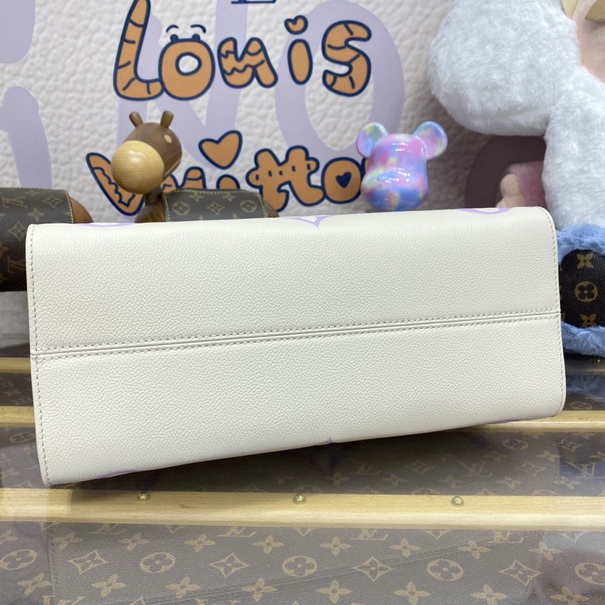 Replica LV OnTheGo White Purple - top-rated replica designer bag