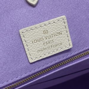Replica LV OnTheGo White Purple - high-quality designer bag clone