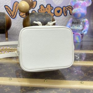 Replica Louis Vuitton Nano Noe White Purple - realistic designer-inspired fake bag