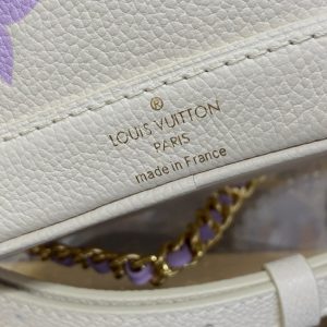 Replica Louis Vuitton Nano Noe White Purple - premium 1:1 fake handbag model