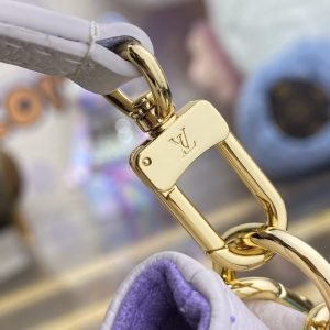 Replica Louis Vuitton Nano Noe White Purple - premium 1:1 fake handbag model