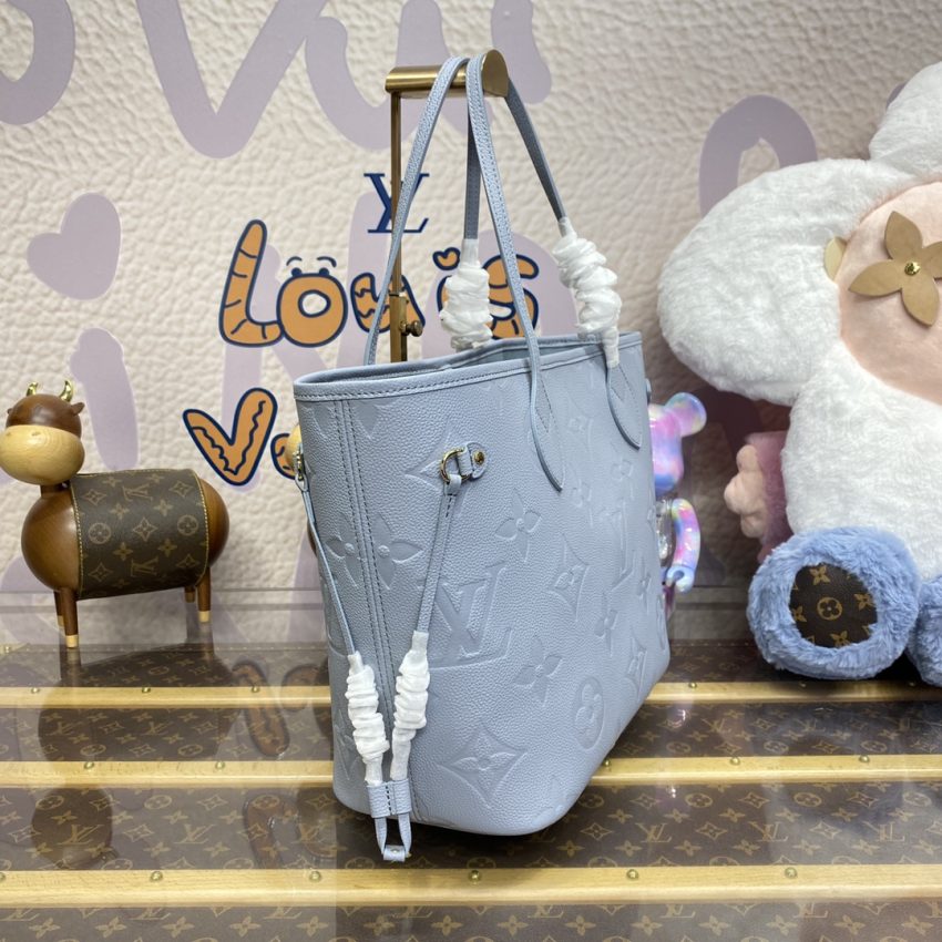 Replica Louis Vuitton Neverfull MM Sky Blue - authentic-look luxury purse replica