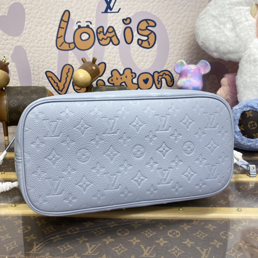 Replica Louis Vuitton Neverfull MM Sky Blue - high-end fake designer purse