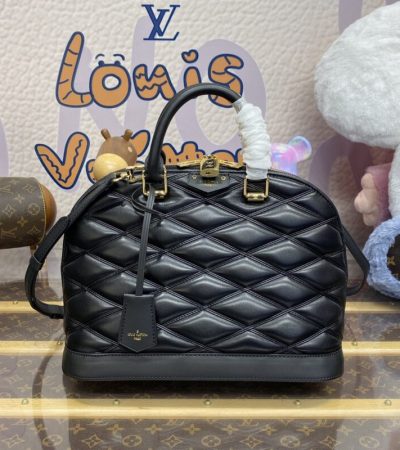 Replica Louis Vuitton Alma PM Black - high-end fake designer purse
