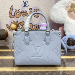 Replica LV OnTheGo PM Sky Blue - high-quality designer bag clone