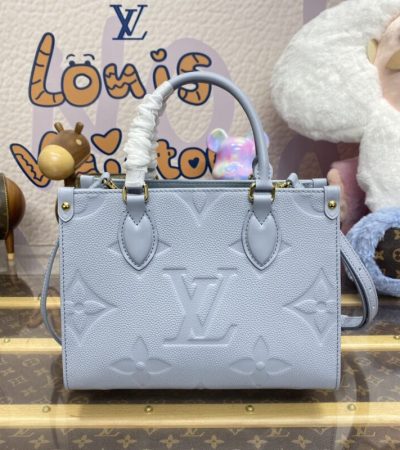 Replica LV OnTheGo PM Sky Blue - high-quality designer bag clone