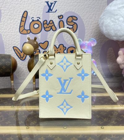 Replica Louis Vuitton Sac Plat Petit Blue - authentic-look luxury purse replica