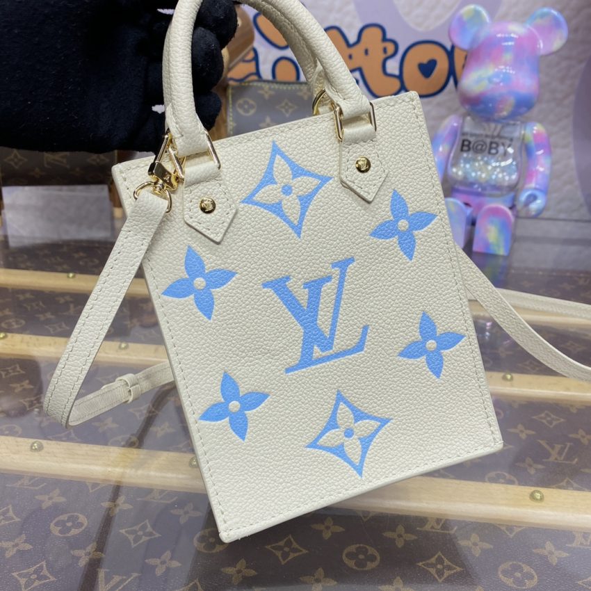 Replica Louis Vuitton Sac Plat Petit Blue - best quality luxury bag dupe