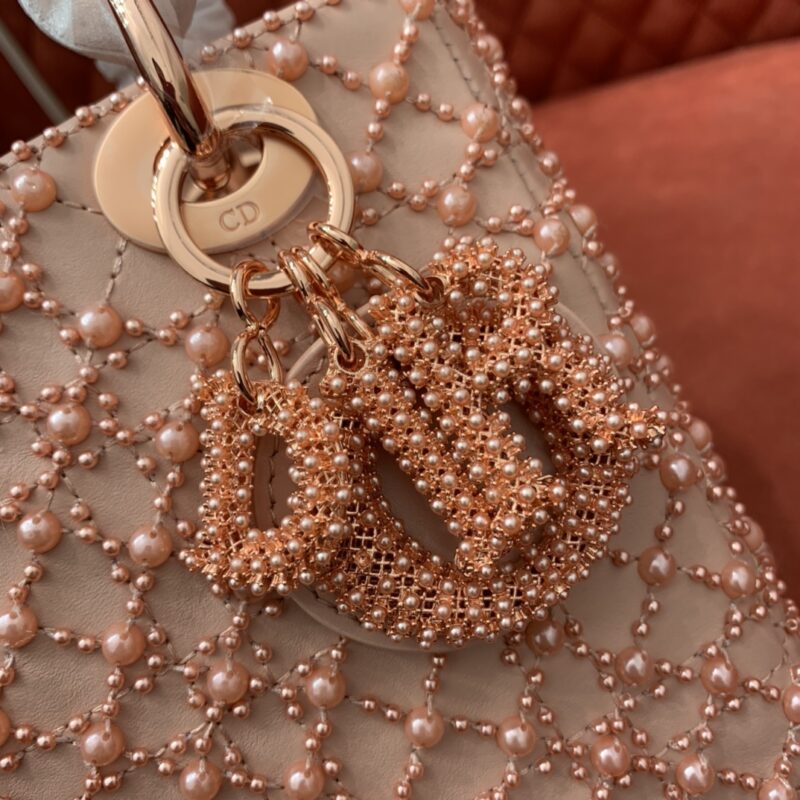 Replica Lady Dior Pink Pearl - top-rated replica designer bag