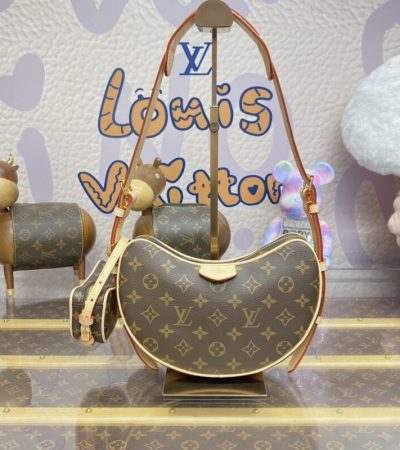 Replica Louis Vuitton Croissant Brown - best quality luxury bag dupe
