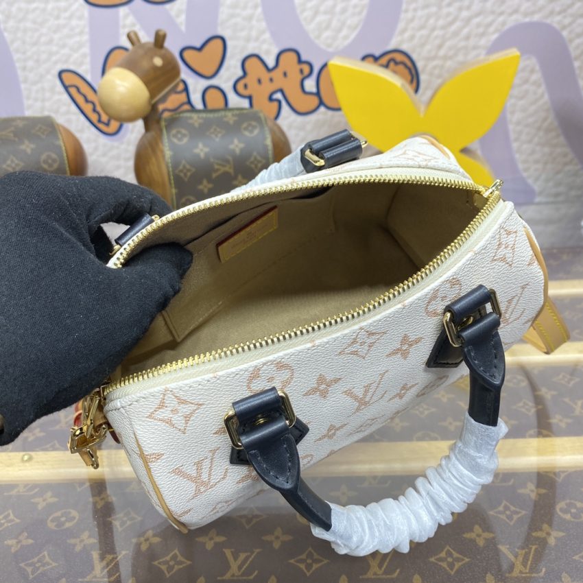 Replica Louis Vuitton Speedy Bandouliere Beige - 1:1 designer replica handbag