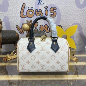Replica Louis Vuitton Speedy Bandouliere Beige - ultra-realistic fake designer tote