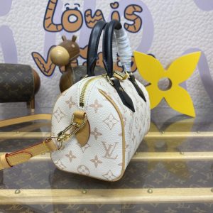 Replica Louis Vuitton Speedy Bandouliere Beige - premium-grade designer purse dupe