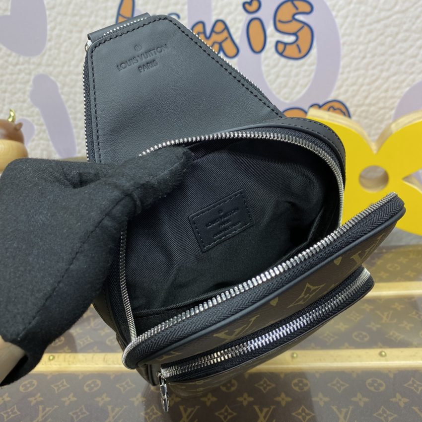 Replica Louis Vuitton Avenue Slingbag Brown - premium 1:1 fake handbag model