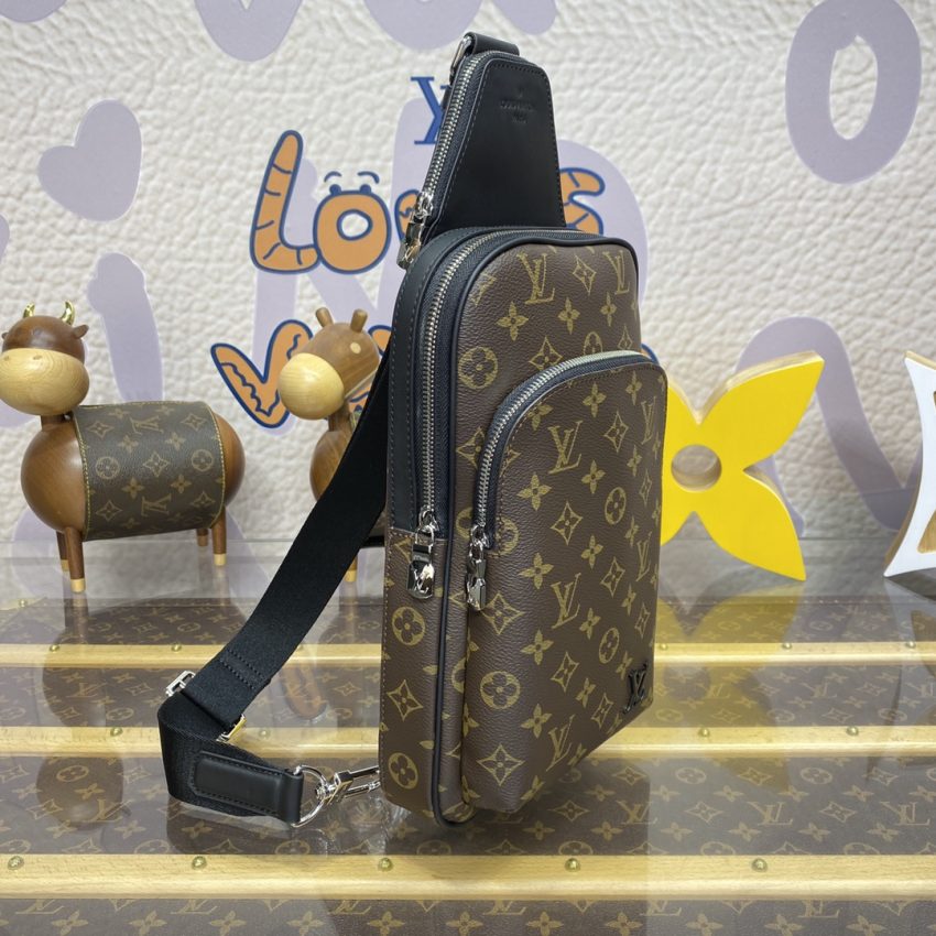 Replica Louis Vuitton Avenue Slingbag Brown - best quality luxury bag dupe