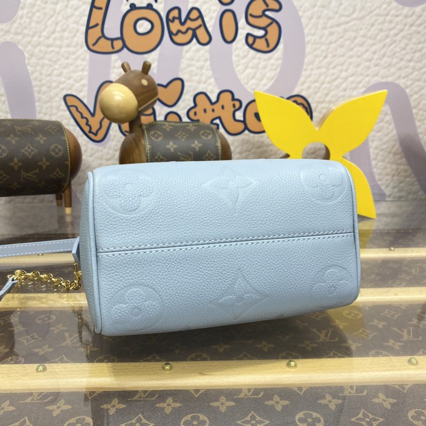 Replica Louis Vuitton Speedy Bandouliere 20 Sky Blue - near-authentic luxury replica handbag