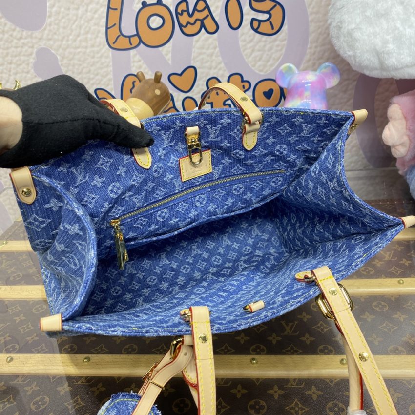 Replica LV OnTheGo Denim - elite superclone designer purse