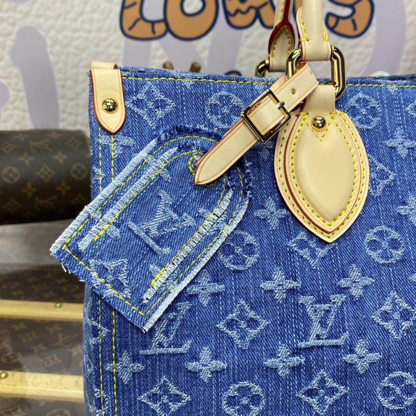 Replica LV OnTheGo Denim - premium 1:1 fake handbag model