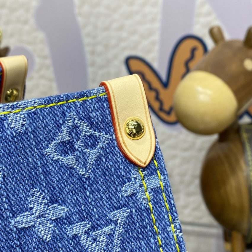 Replica LV OnTheGo Denim - top-rated replica designer bag