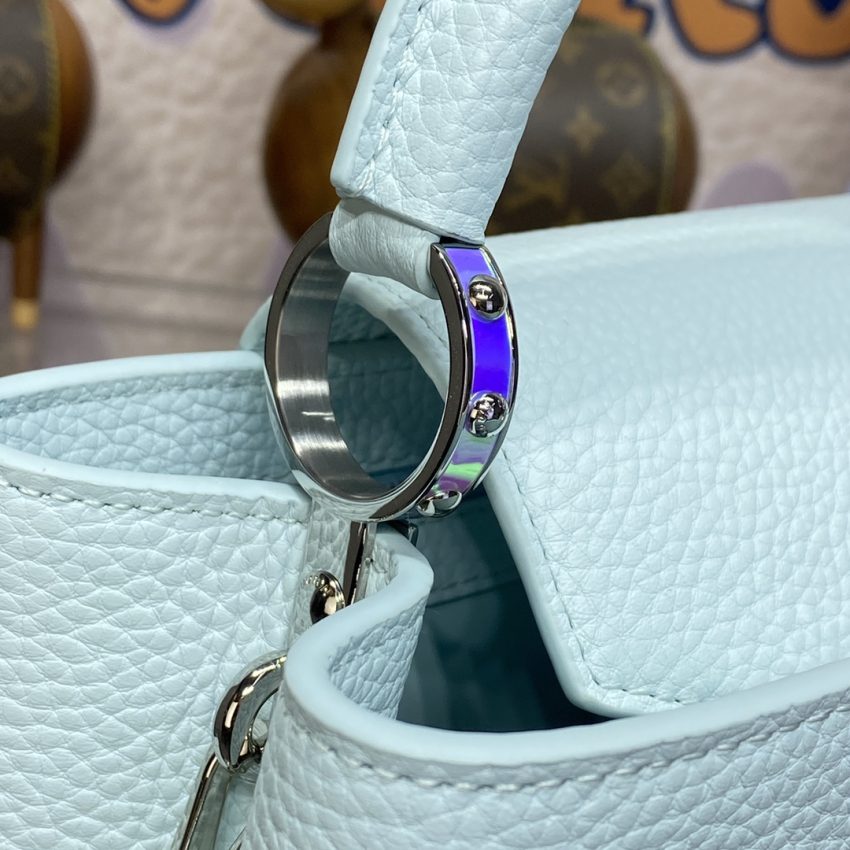 Replica Loius Vuitton Capucines Blue - 1:1 designer replica handbag