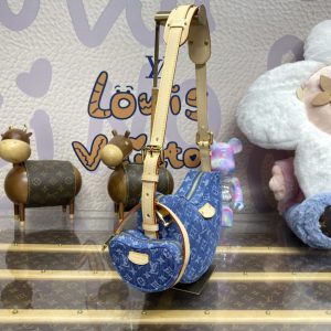 Replica Louis Vuitton Croissant Denim - 1:1 designer replica handbag