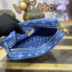 Replica Louis Vuitton Croissant Denim - 1:1 designer replica handbag