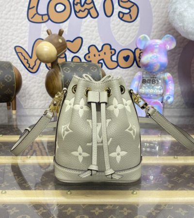 Replica Louis Vuitton Nano Noe Beige - realistic designer-inspired fake bag