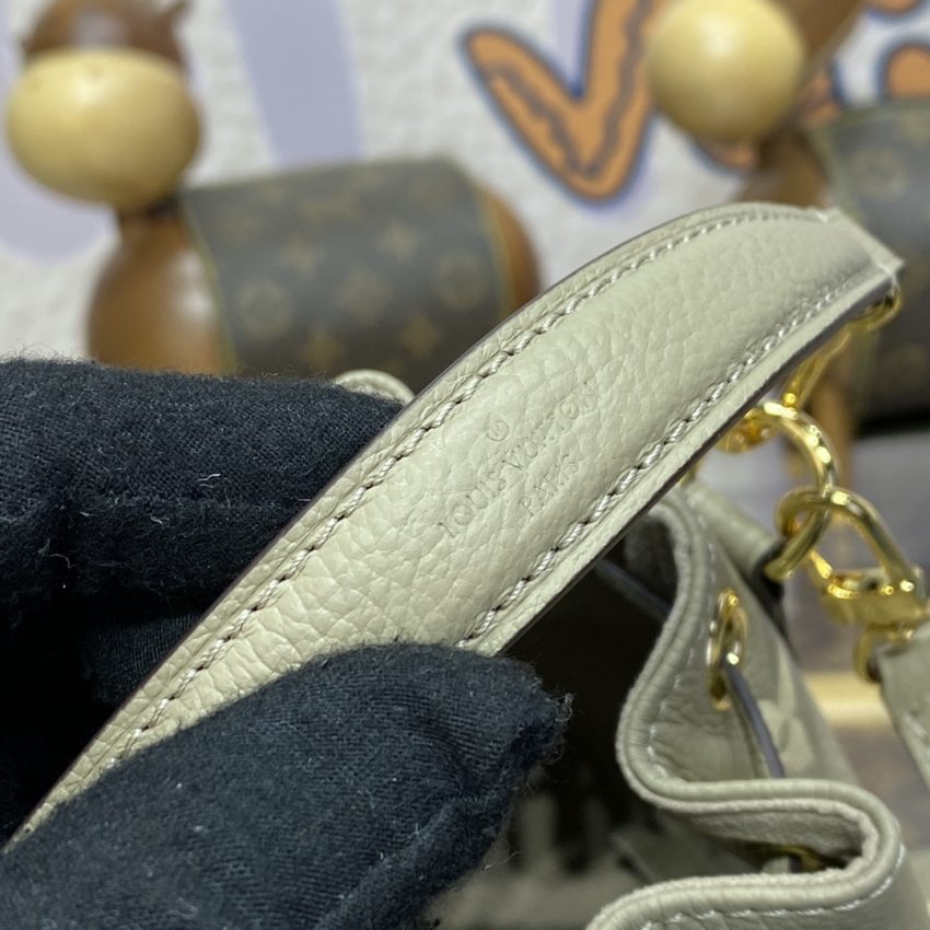 Replica Louis Vuitton Nano Noe Beige - near-authentic luxury replica handbag