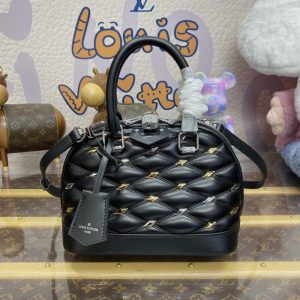 Replica Louis Vuitton Alma BB Black - realistic designer-inspired fake bag