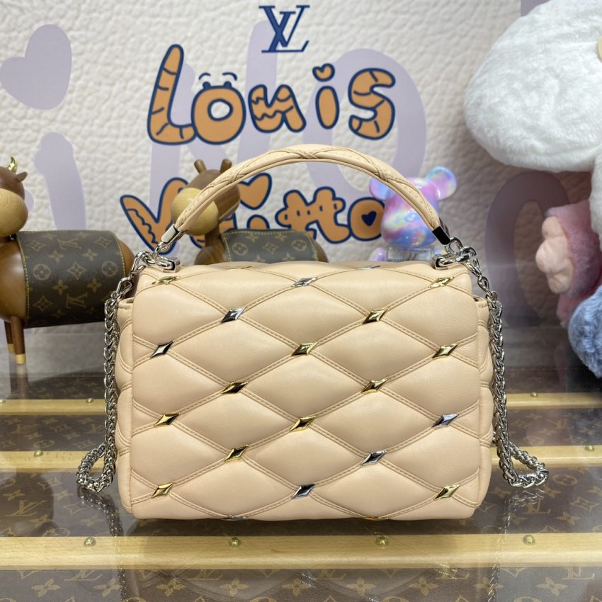 Replica Louis Vuitton Go-14 Apricot - top-tier luxury replica shoulder bag