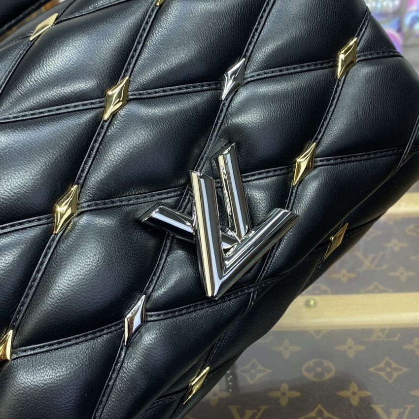 Replica Louis Vuitton Go-14 Black - near-authentic luxury replica handbag