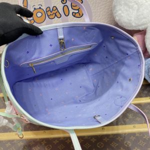 Replica Louis Vuitton Neverfull MM Purple - premium-grade designer purse dupe