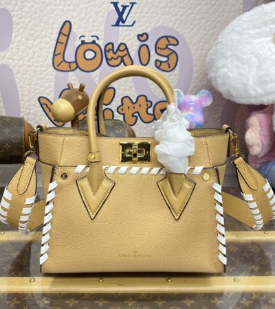 Replica Louis Vuitton On My Side PM Milk Tea - premium-grade designer purse dupe