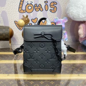 Replica Louis Vuitton Nano Steamer Black - premium-grade designer purse dupe