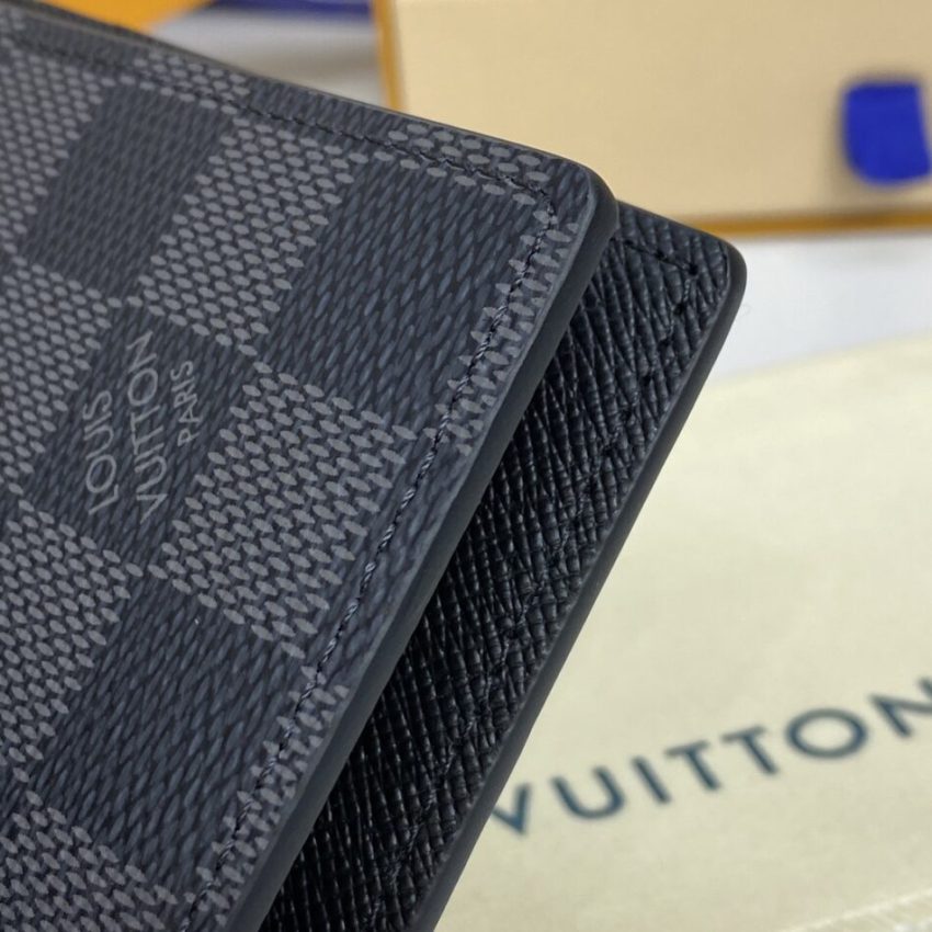 Replica Louis Vuitton Multiple Wallet Black Grid - high-quality designer bag clone