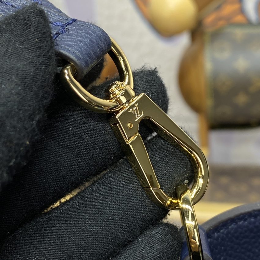 Replica Louis Vuitton On My Side PM Dark Blue - ultra-realistic fake designer tote