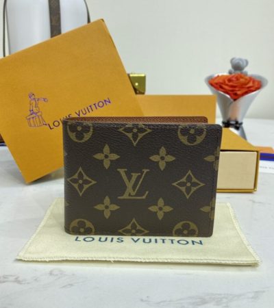 Replica Louis Vuitton Multiple Wallet Brown - high-end fake designer purse