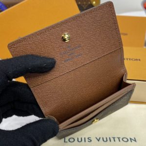 Replica Louis Vuitton Envelope Card Holder Brown - best quality luxury bag dupe