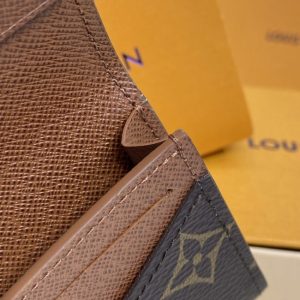 Replica Louis Vuitton Envelope Card Holder Brown - top-rated replica designer bag