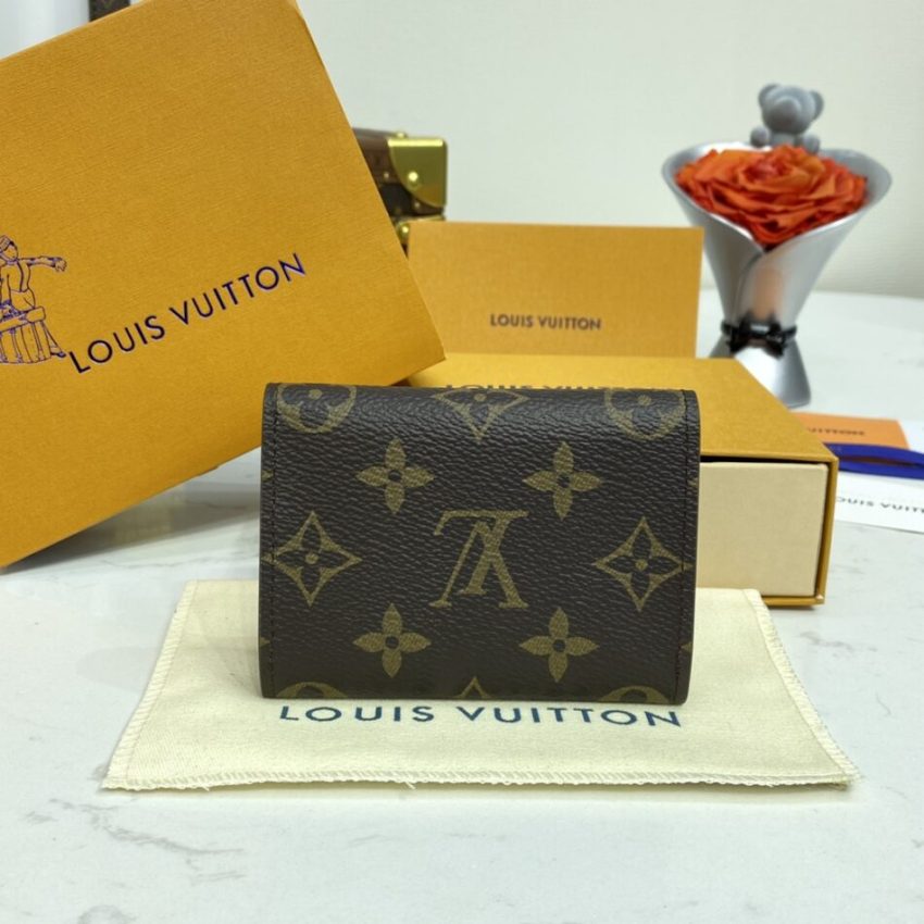 Replica Louis Vuitton Envelope Card Holder Brown - best quality luxury bag dupe
