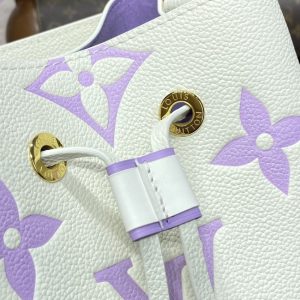Replica Louis Vuitton NeoNoe BB Bag White-Purple - top-tier luxury replica shoulder bag