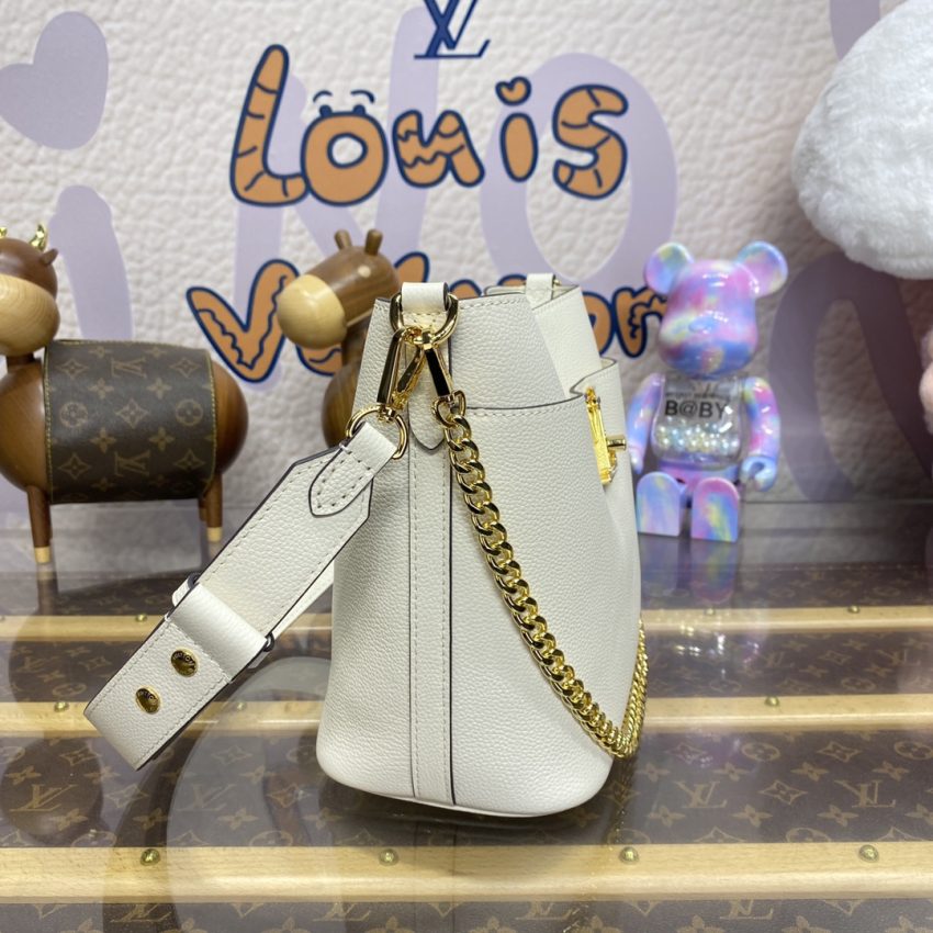 Replica Louis Vuitton Lock and Walk Beige - premium 1:1 fake handbag model