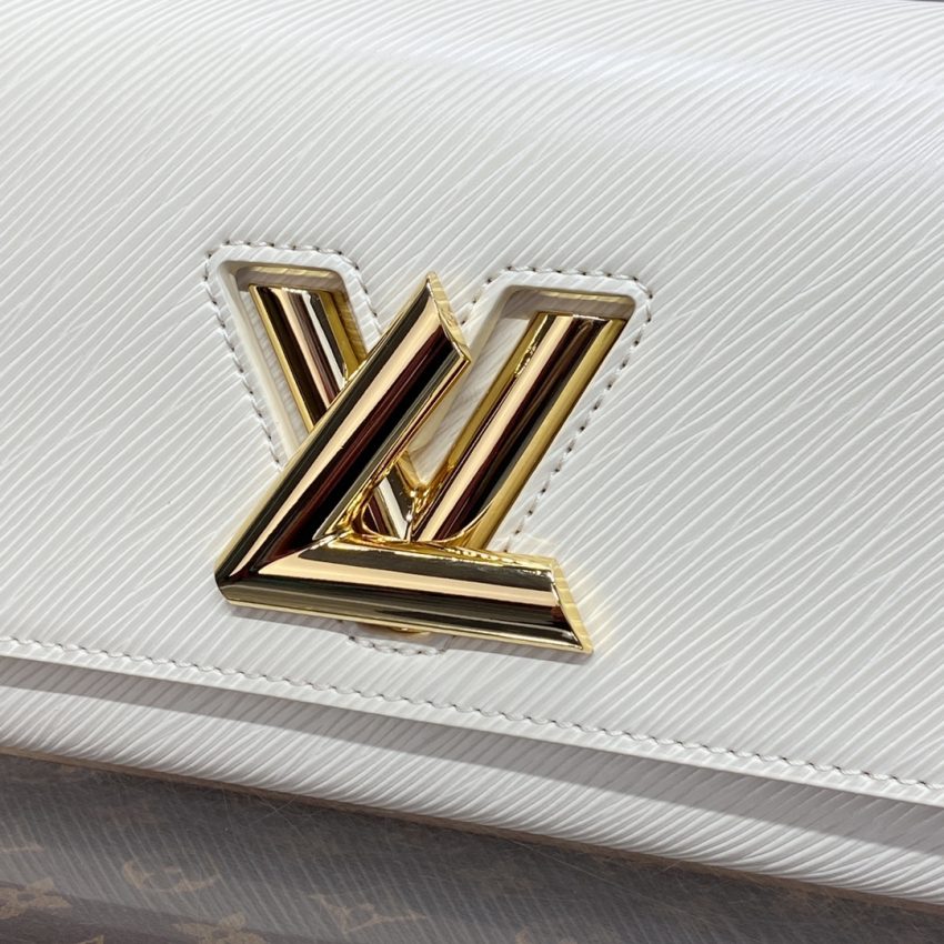 Replica Louis Vuitton Twist West Pochette White - top-tier luxury replica shoulder bag