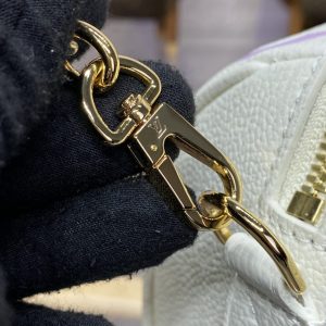 Replica Louis Vuitton Speedy Bandouliere 20 White Purple - premium-grade designer purse dupe