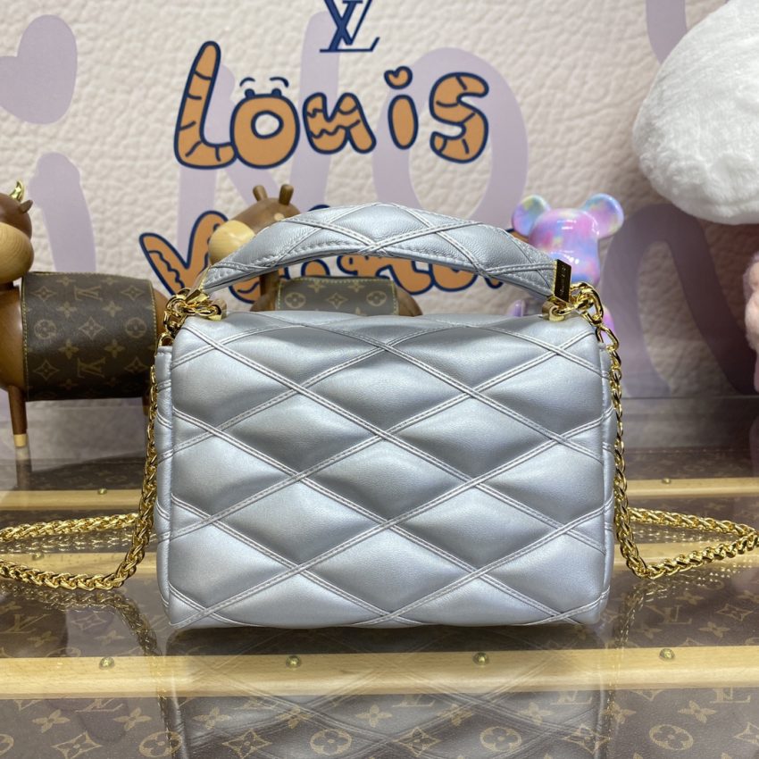 Replica Louis Vuitton Go-14 Silver - best quality luxury bag dupe